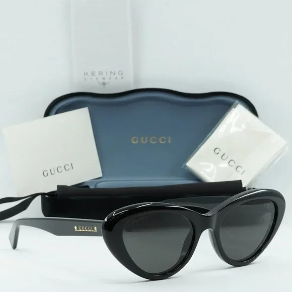 NEW GUCCI Symbols 54MM Cat-Eye Acetate Sunglasses GG1170S 001 NEW GUCCI Symbols 54MM Cat-Eye Acetate Sunglasses GG1170S 001 main image 2